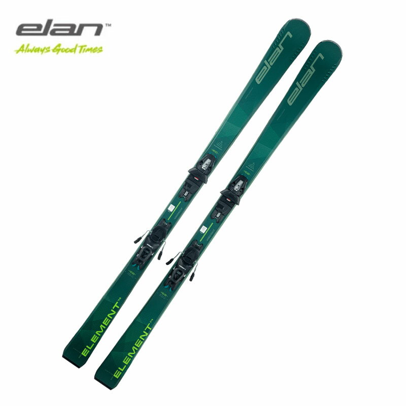 エラン ELEMENT 74 PETROL Light Shift + EL 10.0 GW SHIFT BLK/BLK スキービンディング 2点セット アルペンスキー ABJLLA24 ELAN 2024-25