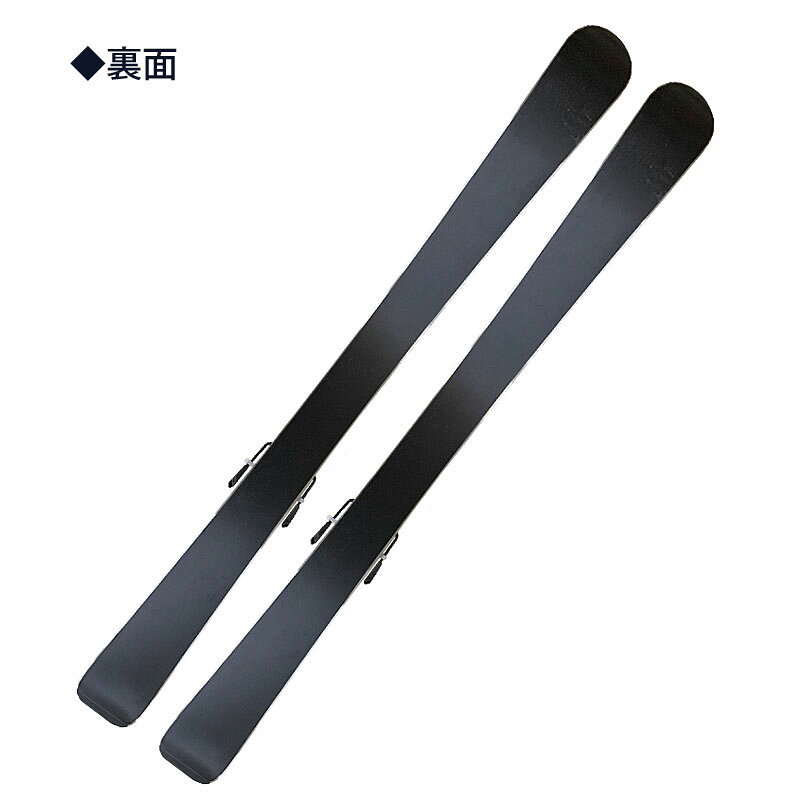エビスヤスポーツの【100cmのみ】スワロー ジュニア スキービンディング 2点セット スキー板 金具付き アルペンスキー 子供 MSX-883 BL SWALLOW｜アングル3