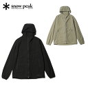 スノーピーク ストレッチパッカブルジャケット メンズ レディース ユニセックス アウター 無地 シンプル アウトドア キャンプ 野外 JK-24SU009 snow peak 2024春夏