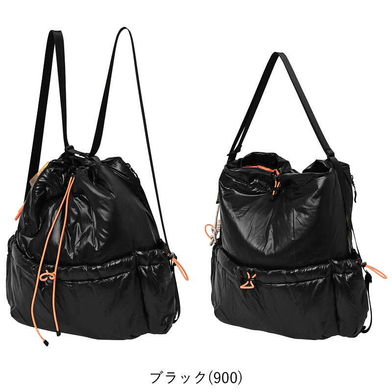 楽天市場】aeae ナップサック（カラーブラック）（ショルダーバッグ