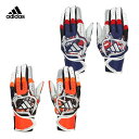 アディダス バッティンググローブ 両手用 バッティング手袋 野球 LBG302 2023秋冬 adidas(4)
