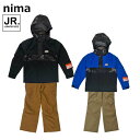 ニーマ スキーウェア 上下セット ジュニア スキー スノーボード 雪遊び 防寒着 子供 小学生 JR-1305 nima