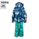 ニーマ ジュニア スキーウエア 上下セット スキー スノーボード 雪遊び 防寒着 子供 小学生 女の子 JR-1309 nima