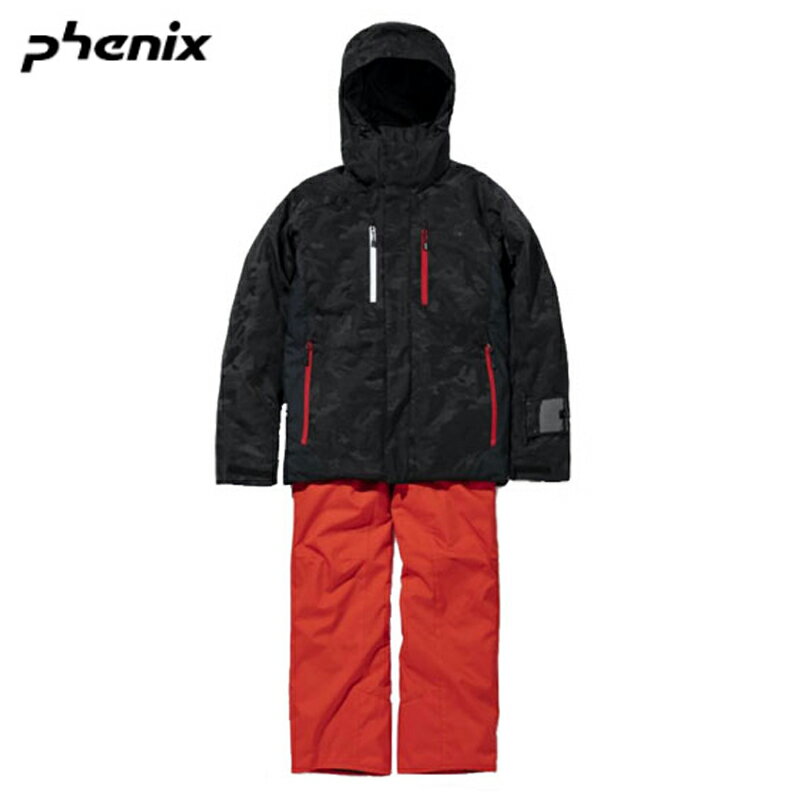 フェニックス Phenix ASTRONAUT SKI SUITS メンズ ESM222P16 BLACK 2022-23 上下セット ジャケット パンツ アルペン スキー スノーボード Phenix 