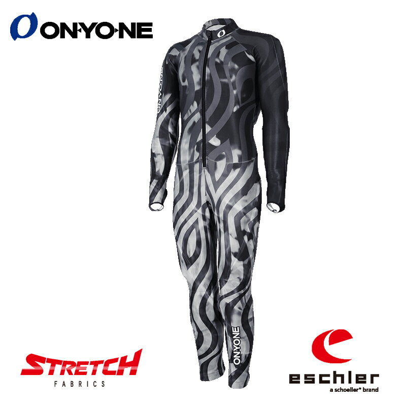 楽天エビスヤスポーツオンヨネ アルペン GSワンピース ジュニア Jr.GS RACING SUIT（Not FIS） ONO75078 BLACK（009） 2022-23 GSワンピース レーシングスーツ 子供 競技 ONYONE 【202209C】