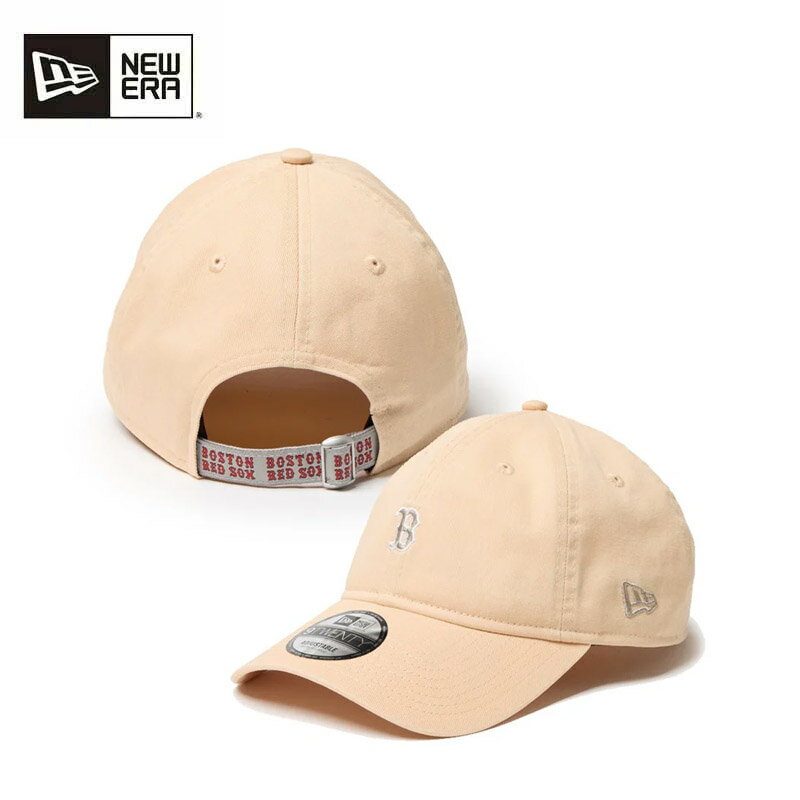 ニューエラ 9TWENTY MLB Mini Logo ボストン・レッドソックス マンゴーモカ キャップ 帽子 ユニセックス カジュアル スポーツ観戦 14668012 NEW ERA 2025秋冬