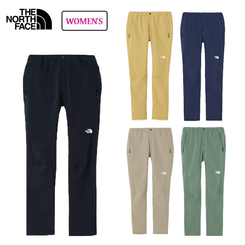 ザ・ノース・フェイス アルパインライトパンツ レディース ストレッチ ボトムス 薄手 登山 トレッキング ハイキング テーパード NBW32402 THE NORTH FACE 2025春夏