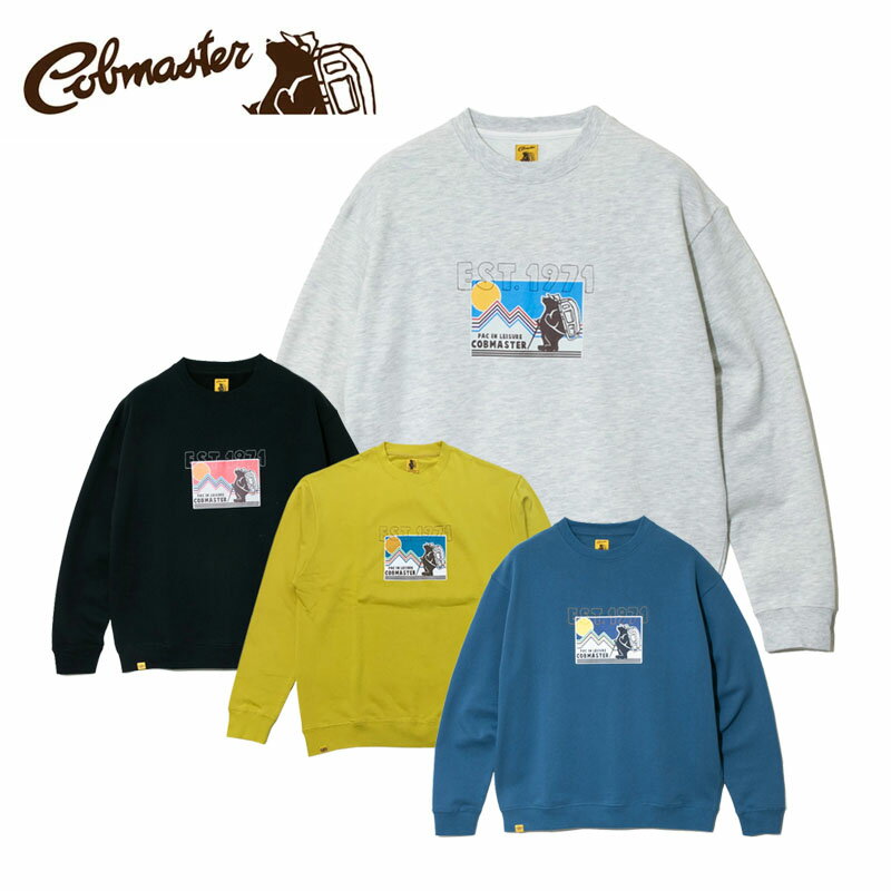 コブマスター 裏毛 刺繍/PT スウェット メンズ レディース ユニセックス 長袖 カジュアル アウトドア 427503 COBMASTER 2024秋冬