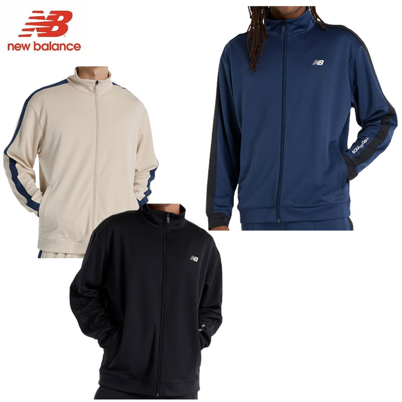 ニューバランス Knit Track Jacket メンズ ゆったり 長袖 スポーツ 運動 AMJ51503 new balance 2025秋冬