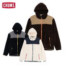 チャムス エルモフリースフルジップパーカー メンズ ジャケット アウター ボア もこもこ カジュアル CH04-1422 CHUMS 2024秋冬