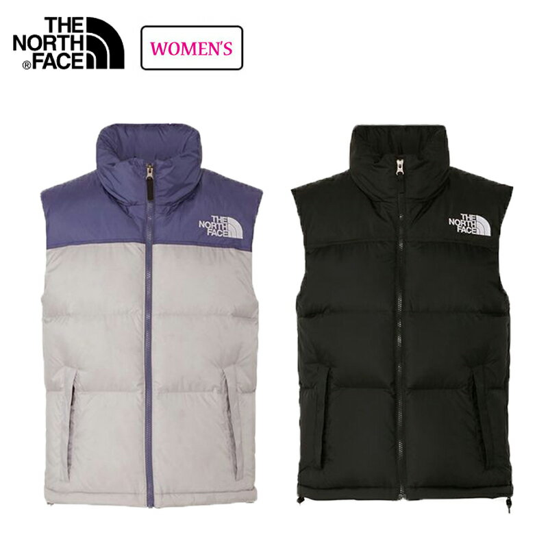 ザ ノースフェイス ヌプシベスト レディース ナイロン 中わた ダウン 撥水 アウトドア NDW92338 THE NORTH FACE 2023秋冬