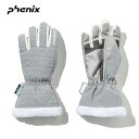 tFjbNX WjA XL[O[u Phenix STAR JEWEL 5Fin Girl's Glove ESG22GL61 HEATHER GRAY 2022-23 q XL[Xm[{[h  ̎q Phenix y202301Bz