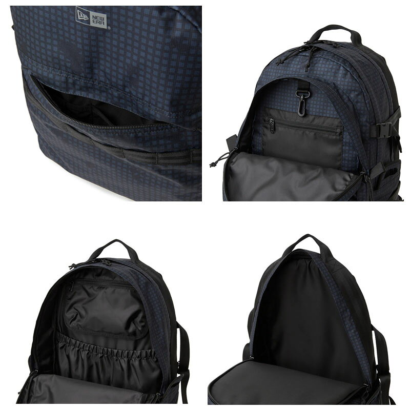 エビスヤスポーツのニューエラ キャリアパック 35L ブラックナイトカモ バックパック デイパック リュック 大容量 アウトドア 普段使い 14750923 NEW ERA 2026春夏｜アングル3