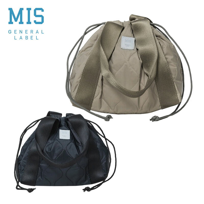 エムアイエス MILITARY QUILTED MINI TOTE ミニトート ランチバッグ 手さげ ミニバッグ アウトドア ピクニック レジャー MIS2615011 MIS General Label 2026春夏