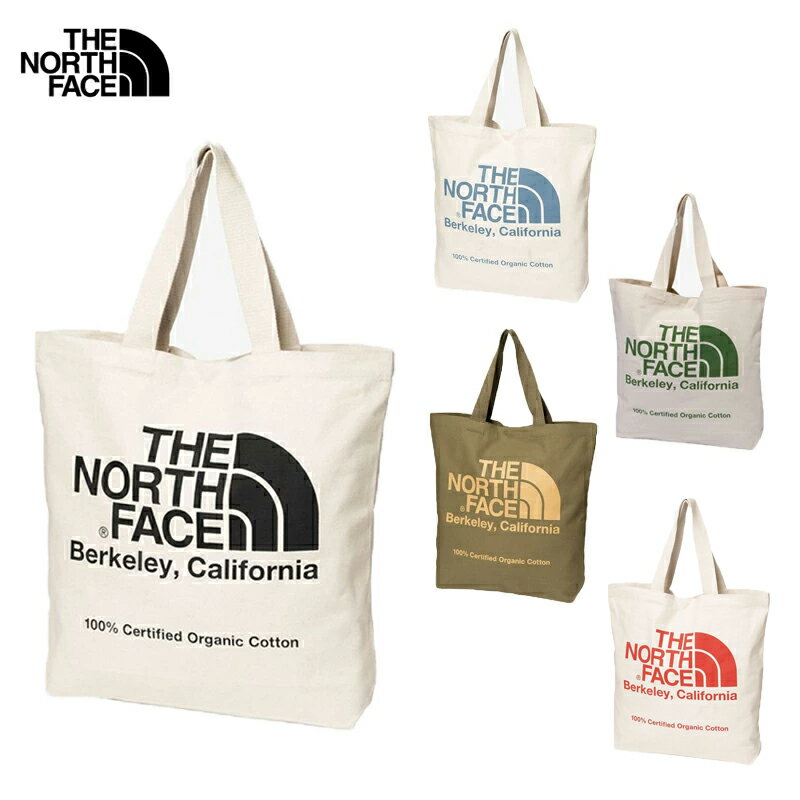 Tote Bag - ザ・ノース・フェイス オーガニックコットントート エコバッグ 買い物 ショルダー アウトドア 大容量 キャンバス NM82385 THE NORTH FACE 2026春夏