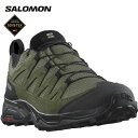 サロモン X WARD LEATHER GORE-TEX メンズ ゴアテックス レザーハイキングシューズ トレイルランニングシューズ ローカットシューズ L47182200 SALOMON 2024春夏