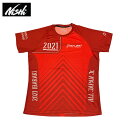 ニシ・スポーツ 半袖Tシャツ メンズ レディース 2021全中記念スリムシルエットTシャツ 0606/レッド×レッド 陸上 スポーツウェア NISHI 【202...