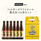 クラフトビール 飲み比べ 6本 セット 自社ブランド 初陣 | ベルギー ビール お酒 海外ビール 輸入ビール インポーター直送 送料無料 ギフト お取り寄せ 飲み比べ 外飲み 宅飲み 晩酌 お中元 夏ギフト 売れ筋