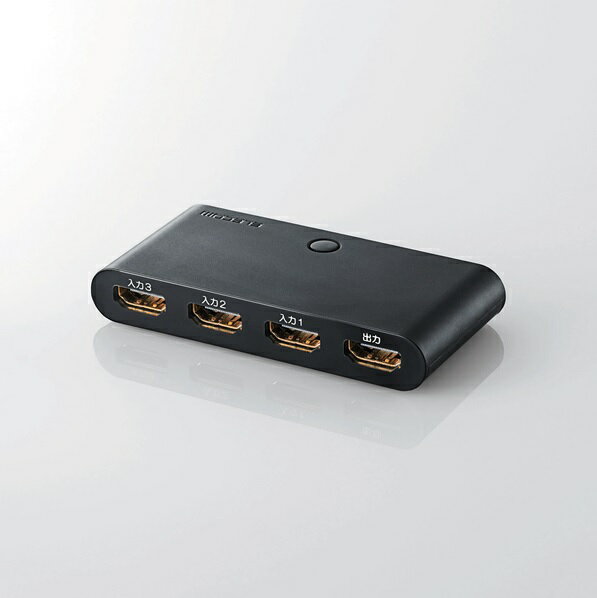 エレコム HDMI切替器 GM-DHSW31BK/ゲーム用/3入力1出力/ブラック(2)