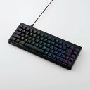 【送料無料】ELECOM ゲーミングキーボード TK-VK300SBK