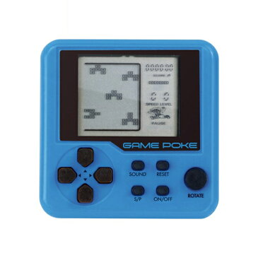 Rカードでポイント5倍!ハック ゲームポケスクエア 26種のゲーム内蔵 ポータブルゲーム ブルー HAC1443-BL
