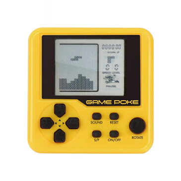 Rカードでポイント5倍!ハック ゲームポケスクエア 26種のゲーム内蔵 ポータブルゲーム イエロー HAC1443-YL