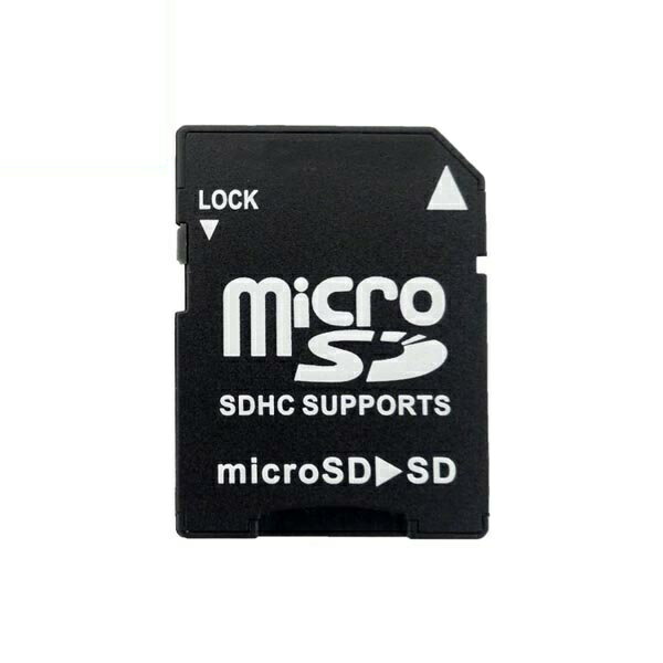 microSD-SDカード変換アダプター 2～32GBまで対応 収納ケース付 マイクロSD-SD変換 3Aカンパニー MC-SDHC※microSD別売 メール便送料無料