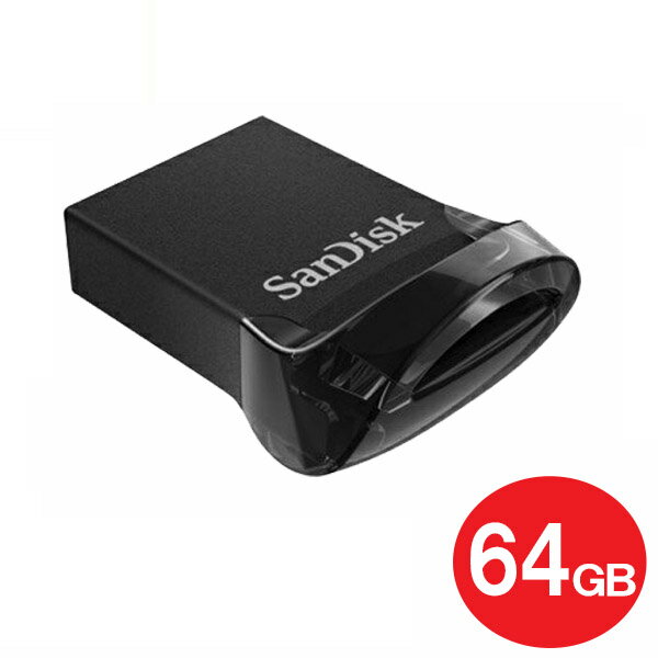 ǥ USB3.1եå 64GB Ultra Fit USB3.1Gen1 SDCZ430-064G-G46 USB3.0 USB SanDisk ơ ᡼̵