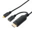 ߥ襷 microUSB-HDMI MHL֥ 3.0m SML-J03/BK ̵