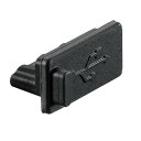 ヤザワ USB保護キャップ 6個入り ブラック USB Atype用 H8USBCAP 【メール便送料無料】