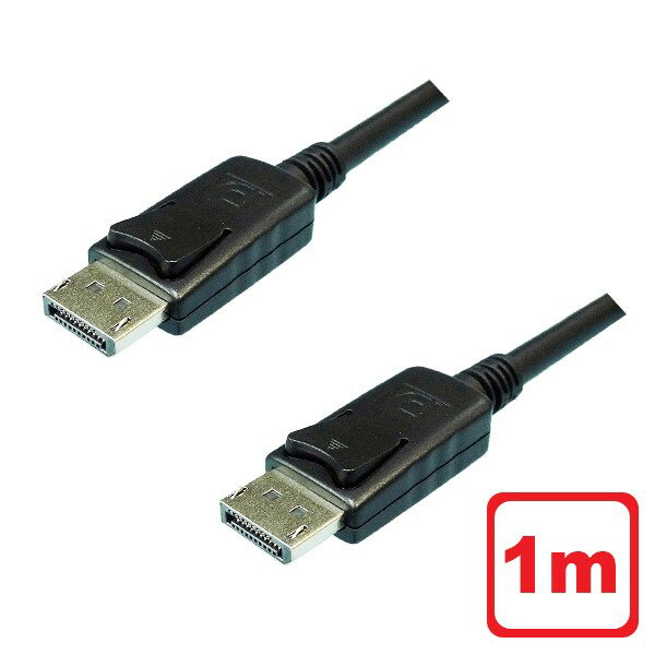 3Aѥˡ DisplayPort֥ 1m 4K 60Hz Ver.1.2 6.8mm ǥץ쥤ݡ DP֥ ǥץ쥤֥ PCC-DPC10 ᡼̵