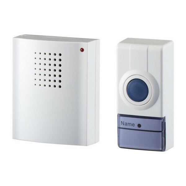 ELPA ポータブルワイヤレスチャイム 屋内用コードレスチャイム PWC-100 防犯 介護 店舗用品 電池式チャイム エルパ 【送料無料】