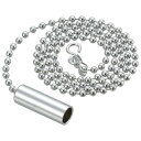 シーリング照明用スイッチひも チェーン 50cm シルバー OHM 00-7066 HS-L50S 【メール便送料無料】(3)