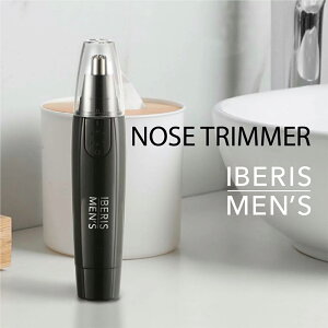 『メール便送料無料』Iberis メンズノーズトリマー 鼻毛カッター OHM 00-5860 HB-FPN808 メンズ 理美容家電