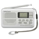 AudioComm 横型スリムラジオAM/FMステレオ OHM 03-7285 RAD-P280N 【メール便送料無料】