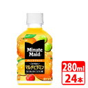 ミニッツメイド オレンジブレンド マルチビタミン 280ml ペットボトル 24本入(1ケース) コカコーラ 【代引き不可】【送料無料】(4)