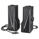 AudioCommゲーミングUSB電源スピーカー 03-5027 OHM ASP-U180Z 【送料無料】(2)