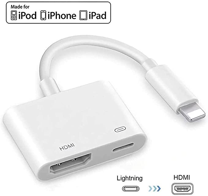 送料無料 最新版 給電不要 iPhone 用 HDMI変換アダプタ Lightning HDMI 変換ケーブル Digital AV アダプタ 接続ケーブル アプリ不要 設定なし 挿すだけ 1080P 高解像度 変換アダプタ　型番EC-a2024a