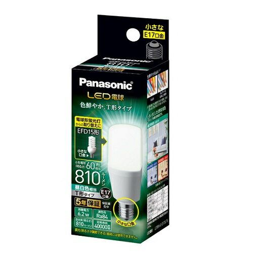 ѥʥ˥å(Panasonic) LDT6NGE17ST6 LEDŵ T() E17 60W 810lm