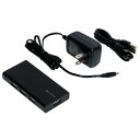ナカバヤシ UH-2434BK(ブラック) USB2.0 AC7ポートハブ(2)