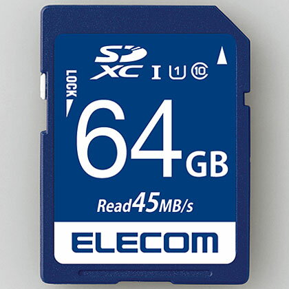 GR(ELECOM) MF-FS064GU11R MF-FSU11R_XCV[Y f[^SDXCJ[h 64GB