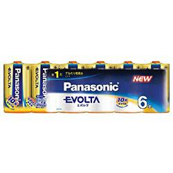 パナソニック(Panasonic) LR20EJ/6SW エボルタ アルカリ乾電池 単1形 6本パック