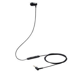 エレコム(ELECOM) HS-KD06TBK(ブラック) イヤホン 子供用 片耳 有線 高耐久 マイク付通販