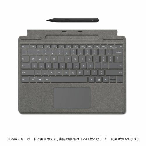 マイクロソフト(Microsoft) スリムペン2付き Surface Pro Signature キーボード プラチナ 日本語配列 8..