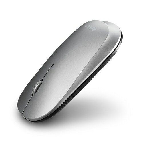 バッファロー(BUFFALO) BSMBB330NSV(シルバー) Bluetooth BlueLED光学式マウス 3ボタン