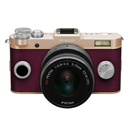 【長期保証付】PENTAX Q-S1 ズームレンズキット027(シャンパンゴールド/バ…