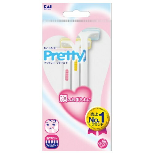 貝印 女性用カミソリ プリティーフレッシュT 3本入 貝印 女性用カミソリ プリティーフレッシュT 3本入