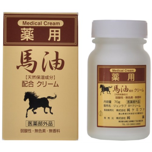 ジュン・コスメティック 純薬 薬用 馬油配合クリーム 70gのサムネイル