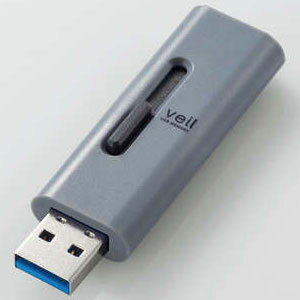 쥳(ELECOM) MF-SLU3128GGY(졼) 饤ɼUSB3.2(Gen1)  128GB