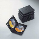 エレコム(ELECOM) CCD-DVD06BK(ブラック) トールケース 2枚収納 10枚組